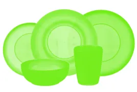 talerze-dla-dzieci-serwis-plastikowy-5el-zielony