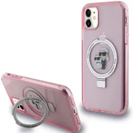 etui-karl-lagerfeld-ring-stand-magsafe-do-iphone-11-rozowe