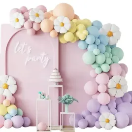girlanda-balonowa-kolorowe-balony-kwiaty-stokrotki-pastelowa-138szt