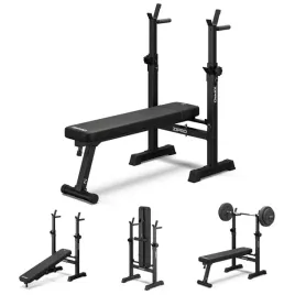 lawka-treningowa-prosta-skladana-laweczka-stojaki-regulowane-2w1-