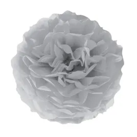 pompon-bibulowy-szary-srebrny-25cm