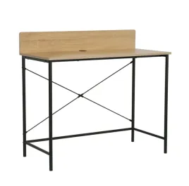 biurko-rustykalne-standard-100x495cm-blat-dab-naturalny-z-polka-furnitex