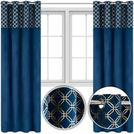 zaslony-gotowe-welur-zloty-print-od-gory-velvet-zaslona-140x250