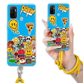 etui-do-oppo-a53s-ochronny-case-uchwyt-crossbody-zolty-drew-house-wzorow