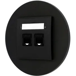 gniazdo-internetowe-rj45-2x-z-ramka-okragla-seria-mini-kolor-czarny-mat