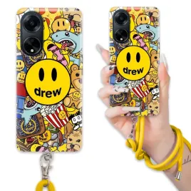 etui-do-oppo-a98-5g-ochronny-case-uchwyt-crossbody-zolty-drew-house-wzory
