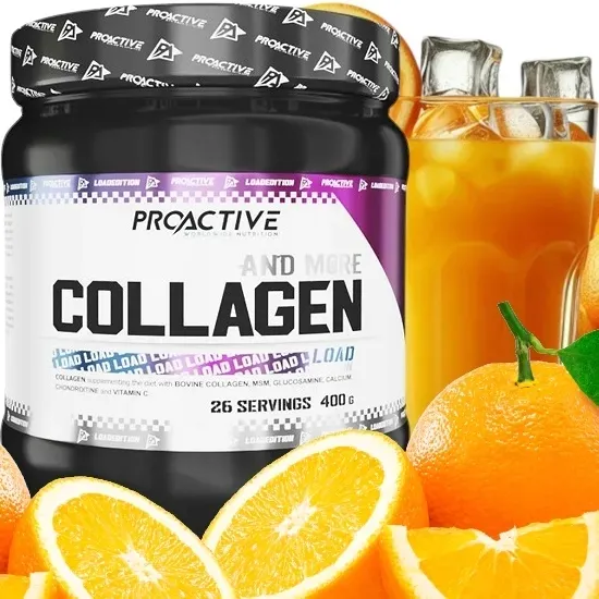 KOLAGEN w proszku zdrowe kości skóra MSM ProActive LOAD POMARAŃCZA 400g