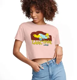 krotka-koszulka-damska-rozowa-dla-fanow-simpsonow-in-active-wear-wzory-m