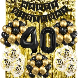 zestaw-balonow-dekoracji-balony-na-40-urodziny-kurtyna-xl-scianka-dekoracje