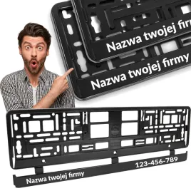 2x-ramka-na-tablice-rejestracyjna-twoja-nazwa-firmy-rozne-wzory-czarna
