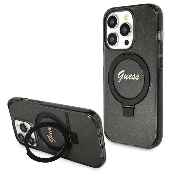 etui-guess-ring-stand-script-glitter-magsafe-do-iphone-13-pro-max-czarne