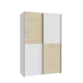 szafa-przesuwna-120-cm-szerokosci-garderoba-na-ubrania-bialy-i-dab-puccini