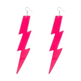 kolczyki-neonowe-blyskawice-pioruny-rozowe-12cm-lata-90-disco