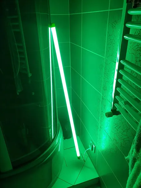 Zielona Lampa Świetlówka LED 18W 120cm 230V