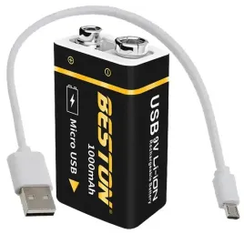 akumulator-9v-microusb-1000mah-6f22-6lr61-522-e-block-r9-kabel-zasilajacy