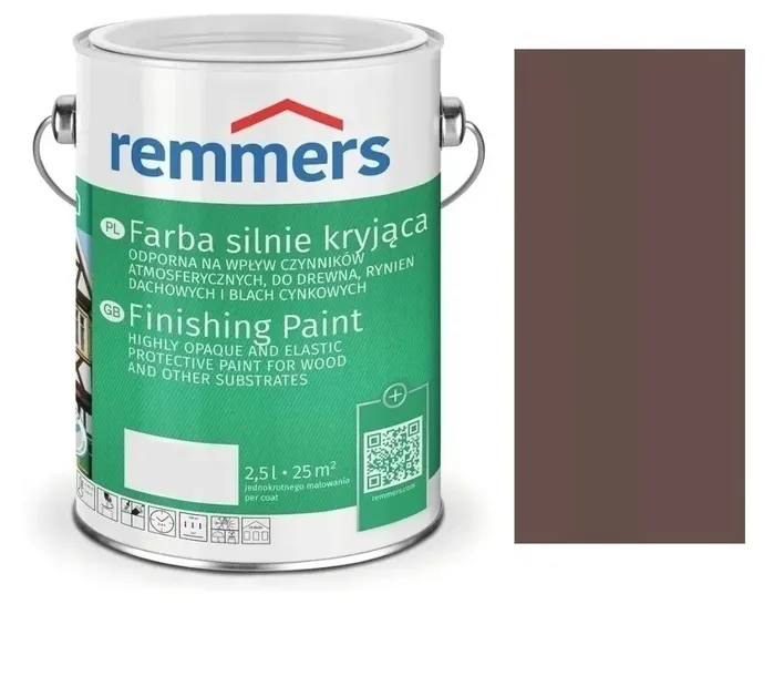 Remmers DeckFabre farba silnie kryjąca ORZECH 2,5 L