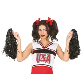 pompony-cheerleaderki-czarne-zestaw-2-sztuki