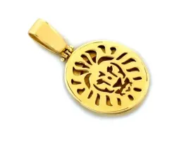 zlota-zawieszka-585-owalna-z-glowa-lwa-cyrkonie-na-lancuszek-na-prezent-14k