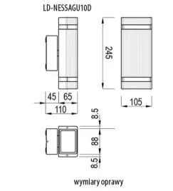 lampa-elewacyjna-dwukierunkowa-2xgu10-nessa-ip54