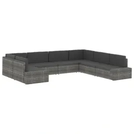 sofa-modulowa-2-osobowa-rattan-pe-czarna