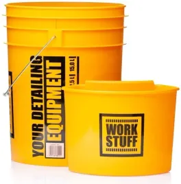 work-stuff-bucket-yellow-wash-hanger-wiadro-zestaw