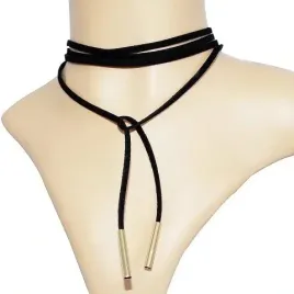 naszyjnik-czarny-choker-zloty-retro-rzemyk-tasma