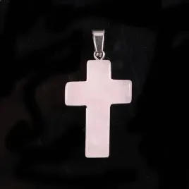 wisiorek-zawieszka-krzyz-kamien-kwarc-rozowy