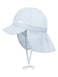czapka-sznurowana-z-daszkiem-i-ochrona-na-kark-w-blekitne-paski-doll-r-43