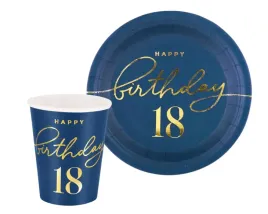 zestaw-na-osiemnaste-urodziny-18-granatowe-talerzyki-kubeczki