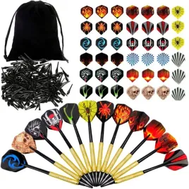 rzutki-dart-zestaw-12-rzutek-lotek-do-darta-lotki-100-grotow-42-piorka