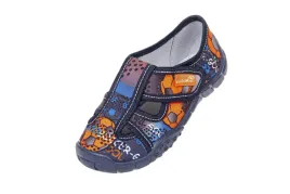 pantofel-alex-sport-dla-chlopcow-granat-pomarancz-vi-gga-mi-r-26
