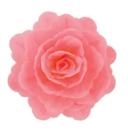 kwiaty-na-tort-z-wafla-roza-chinska-rozowa-55-cm