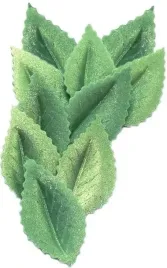 listki-waflowe-liscie-na-tort-zielone-zlote-10szt