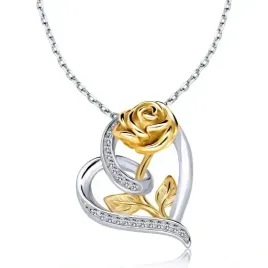 srebrny-lancuszek-925-duze-serce-z-roza-grawer