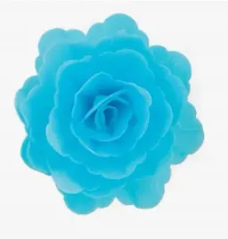 kwiaty-na-tort-wafla-roza-chinska-niebieska-55cm