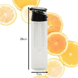 butelka-bidon-na-wode-wklad-na-owoce-800ml-czarna-na-spacer-podroz-piknik