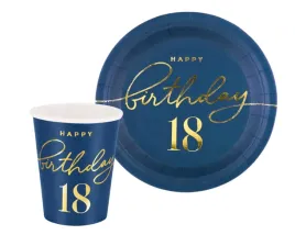 zestaw-na-osiemnaste-urodziny-18-granatowe-talerzyki-kubeczki