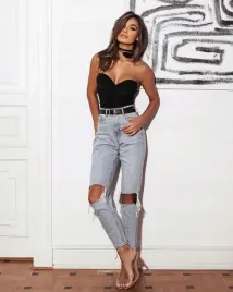 body-la-milla-gorsetowe-gorset-czarne-choker-z-roza-rozmiar-m
