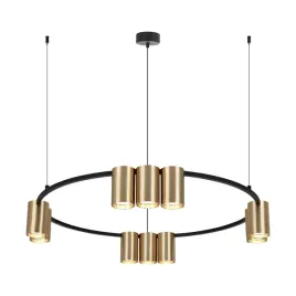 lampa-wiszaca-czarna-zlota-okragla-60-cm-reflektory-10pkt-do-salonu-milagro