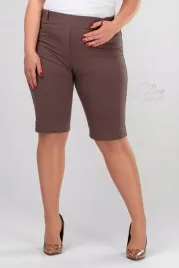 spodenki-dresowe-6xl-brazowe-kawowe-plus-size