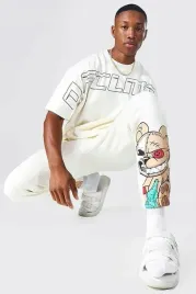 ecru-spodnie-dresowe-ocieplane-joggery-nadruk-mis-regular-fit-boohoo-m