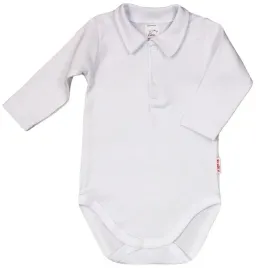 body-kolnierzyk-polo-biale-chrzest-r-68-klekle