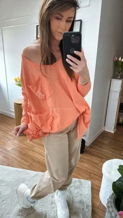 by-o-la-la-bluzka-basic-wezel-papaya-uni