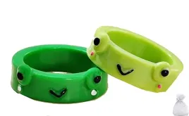 prezent-pierscionki-dwie-zielone-zabki-frog-2-szt