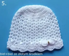 czapka-szydelkowa-chrzest-prezent-roczek-44-46cm