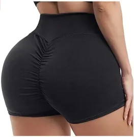 krotkie-spodenki-damskie-szorty-sportowe-push-up-fitness-czarne-s