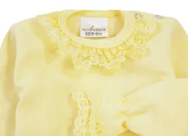body-dziewczynka-elegant-koronka-zolte-62-l02h