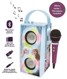 kraina-lodu-2-glosnik-karaoke-led-mic-bluetooth