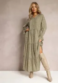 renee-zielona-sukienka-damska-l-rozkloszowane