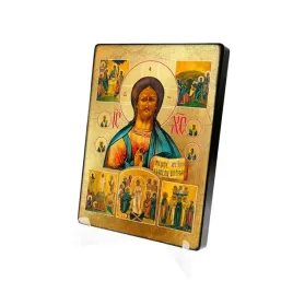 chrystus-pantokrator-oraz-sceny-z-zycia-jezusa-ikona-naklejana